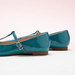    Sophisticated-blue-crossed-stripe-flats-adding-a-touch-of-elegance-to-your-outfit.