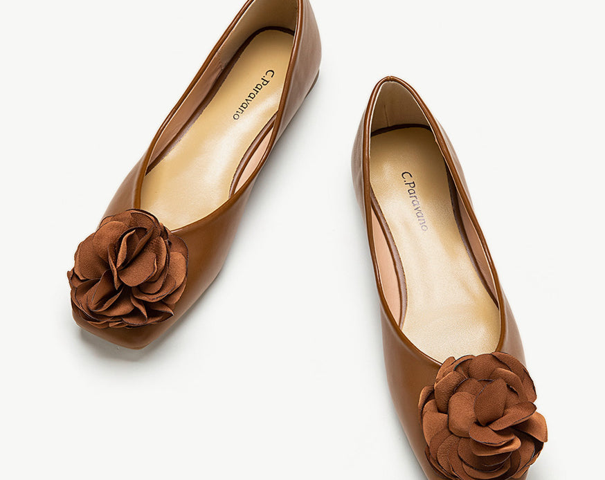 Sophisticated-brown-women_s-flat-ballerina-shoes-for-a-refined-and-timeless-style