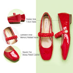 Stylish-red-mary-jane-featuring-a-square-toe-perfect-for-a-trendy-and-confident-look.