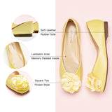 Stylish-yellow-flat-ballerina-shoes-designed-to-make-a-statement