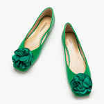 Unique-green-women_s-flat-ballerina-shoes-with-a-touch-of-elegance.