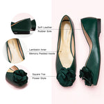 Vibrant-dark-green-women_s-ballerina-flats-for-a-trendy-and-eye-catching-style