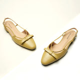 Bow Slingback Flats(Lena E) Social