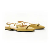 Bow Slingback Flats(Lena E) Social