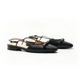 Bow Slingback Flats(Lena E) Social