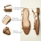 Bow Slingback Flats(Lena E) Social