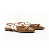 Bow Slingback Flats(Lena E) Social