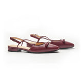 Bow Slingback Flats (Lena E)