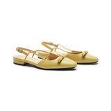 Bow Slingback Flats (Lena E)
