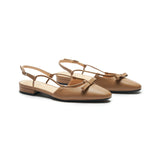Bow Slingback Flats (Lena E)