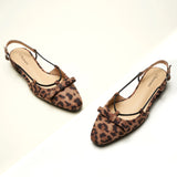 Bow Slingback Flats(Lena E) Social