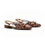 Bow Slingback Flats(Lena E) Social
