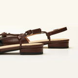 Bow Almond Toe Slingback Flats(Lena F)