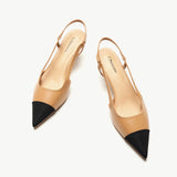Pointed Toe Slingback Pumps (Helen)