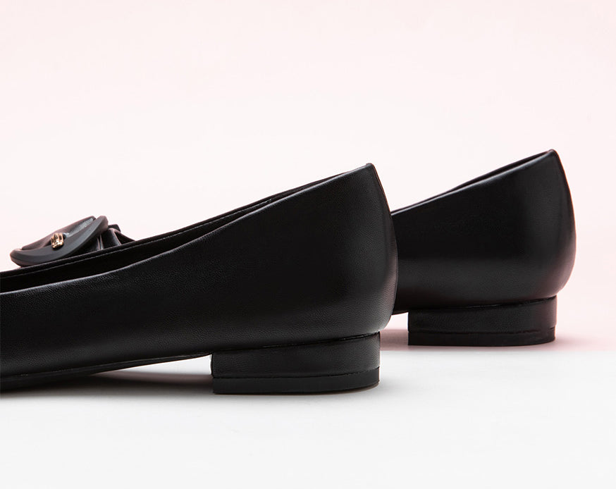 black buckle shoes womens - an elegant and comfortable footwear option