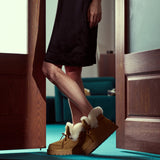 Shearling Lace-Up Platform Boots (APRÈS-SKI)