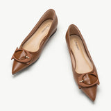 brown C-buckle shoes womens - a classic and timeless footwear option