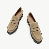 Suede Serenity Penny Loafers (Valora)