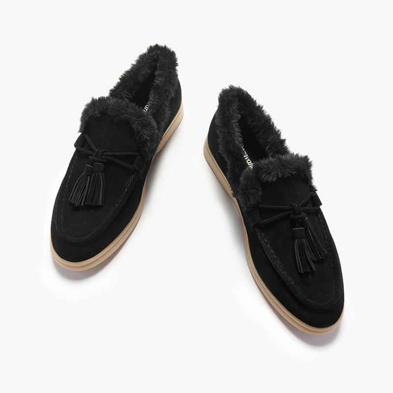 Winter Shearling Suede Loafers (City Walk)