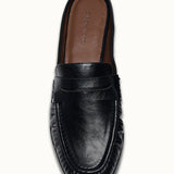 Ruched Loafer Mules (Soho Wax)