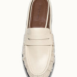 Ruched Loafer Mules (Soho Wax)