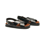Crisscross Design Sandals (Cassandra) social