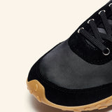 Suede Satin Ballet Sneakers (Urban Satin)