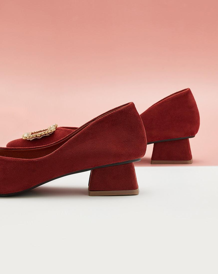 red-embellished-mid-heel-pumps-for-women