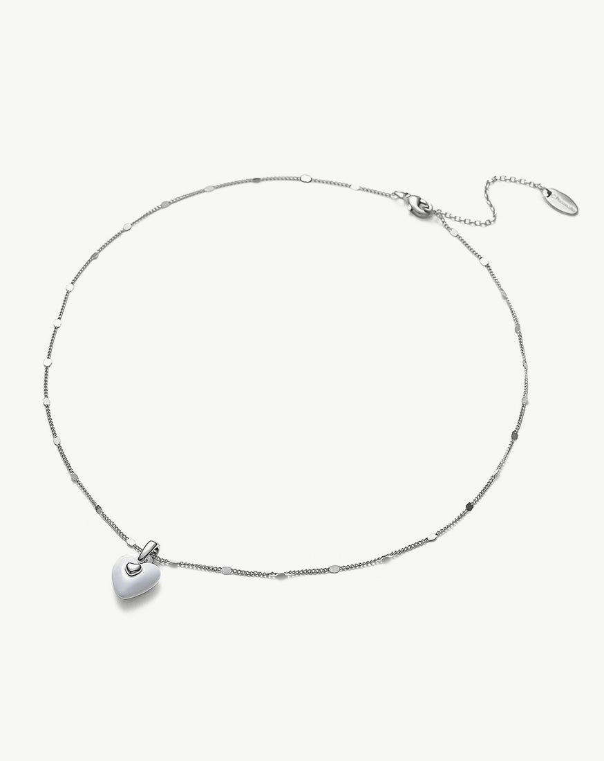 white-heart-pendant-necklaces-with-silver-toned