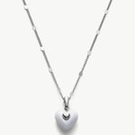 white-heart-pendant-necklaces