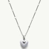 white-heart-pendant-necklaces