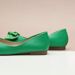 Fashionable Green Slip-on Flats for Any Occasion