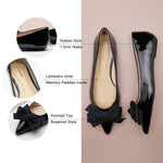 High-quality black Pointed Toe Flats in patent leather, perfect for a polished look