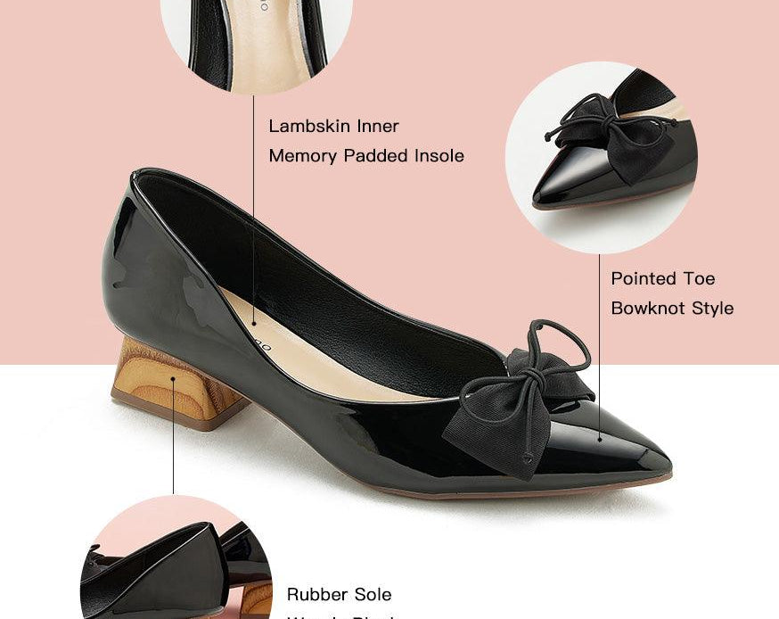 Elegant Black Patent Leather Pumps for Every Occasion"