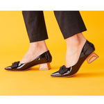 Elegant Black Patent Leather Pumps for Every Occasion"